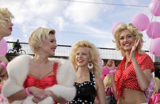 International Blonde Parade held in Riga