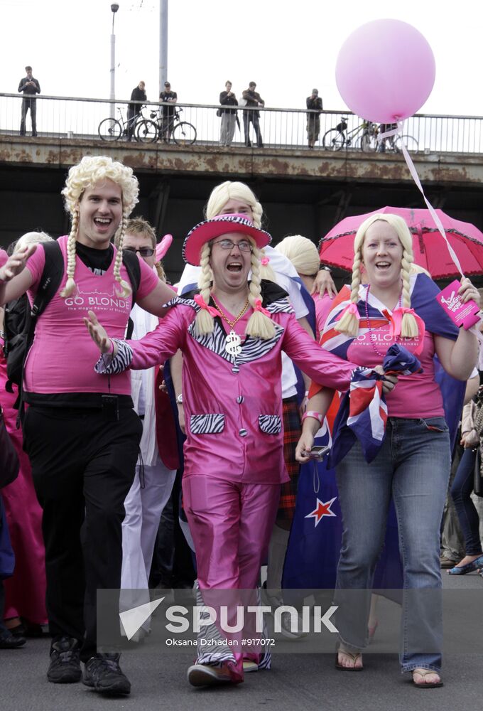 International Blonde Parade held in Riga