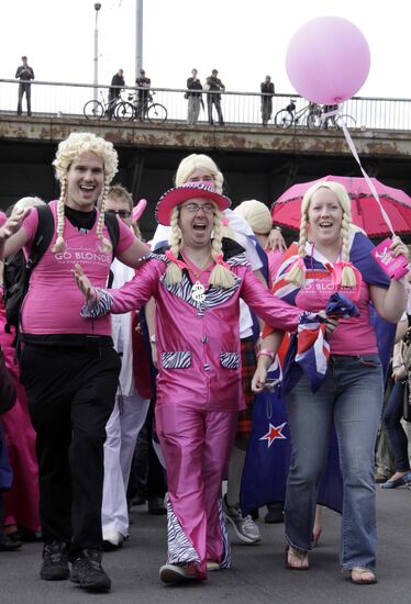 International Blonde Parade held in Riga