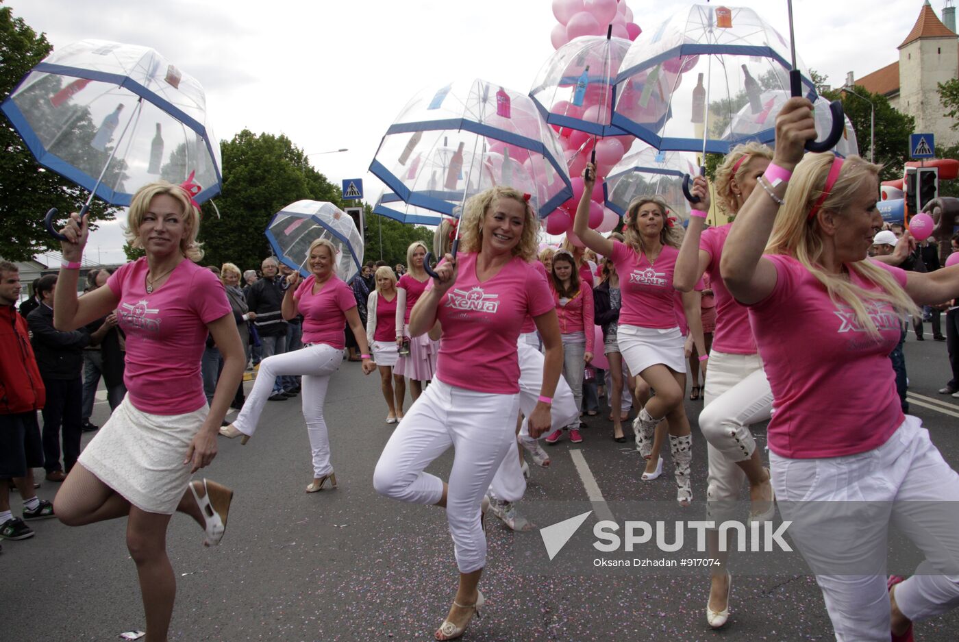 International Blonde Parade held in Riga