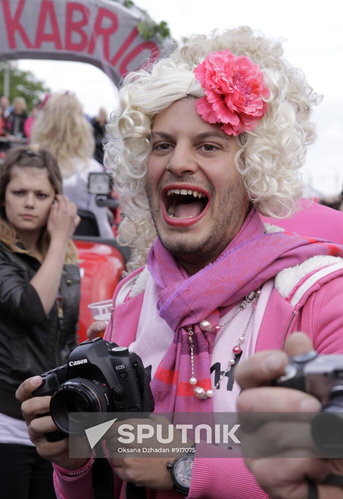 International Blonde Parade held in Riga