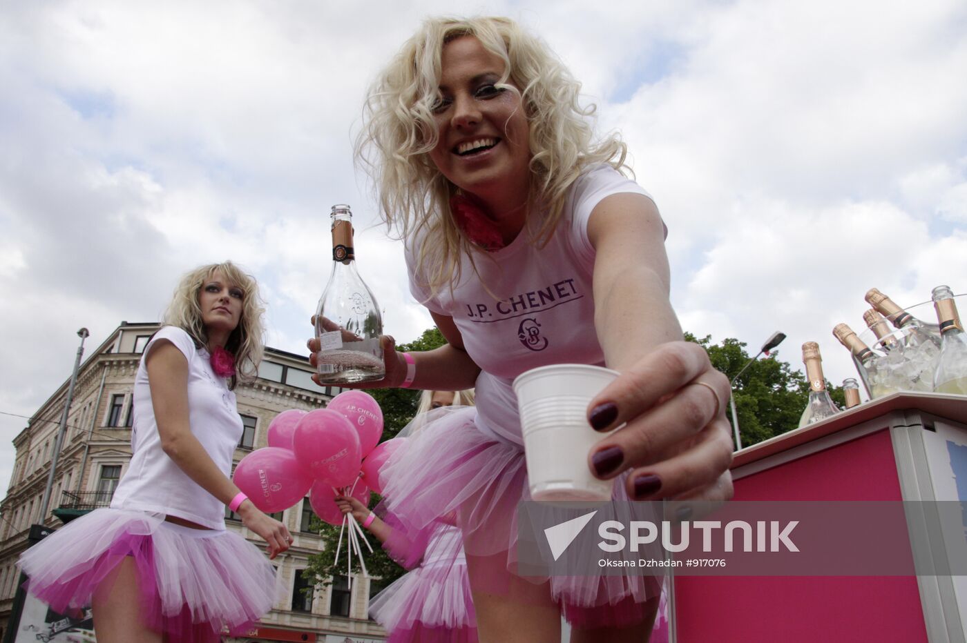 International Blonde Parade held in Riga