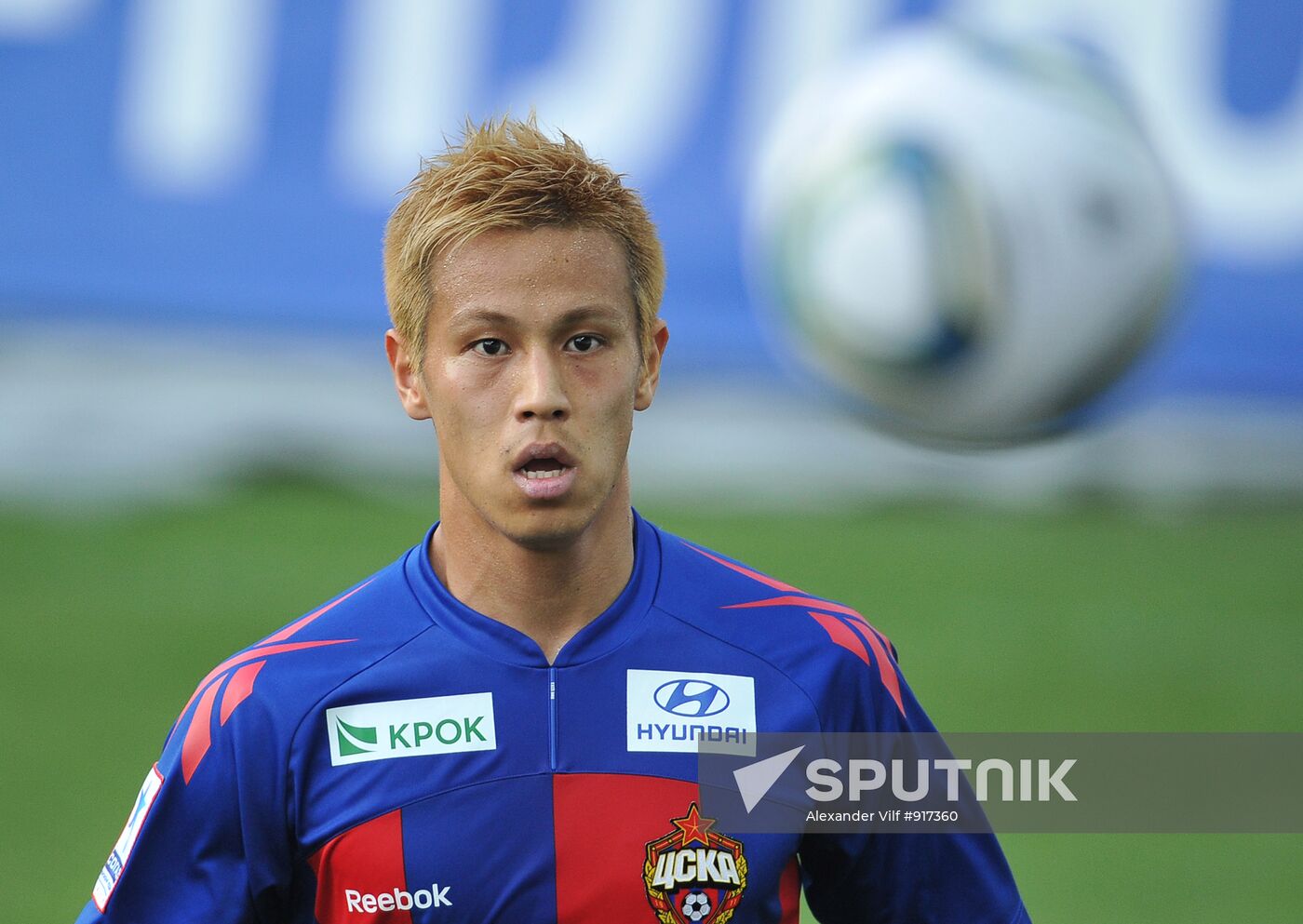 CSKA player Keisuke Honda