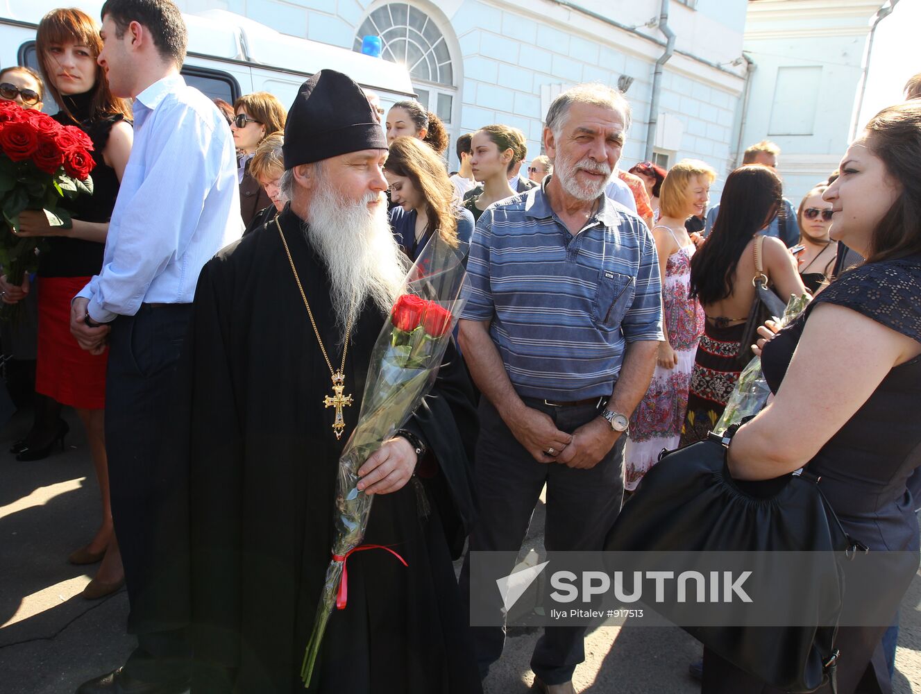 Farewell ceremony for Abkhazian President Sergei Bagapsh