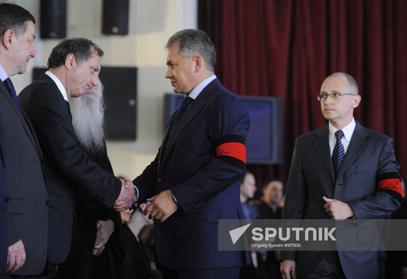 Farewell ceremony for Abkhazian President Sergei Bagapsh