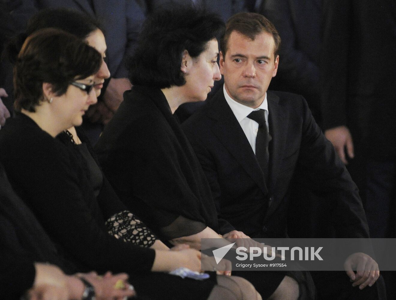 Farewell ceremony for Abkhazian President Sergei Bagapsh