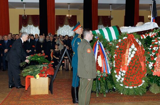 Farewell ceremony for Abkhazian President Sergei Bagapsh