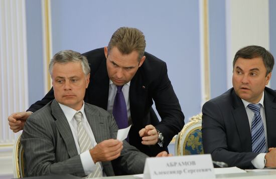 Alexander Abramov, Pavel Astakhov, Vyacheslav Volodin