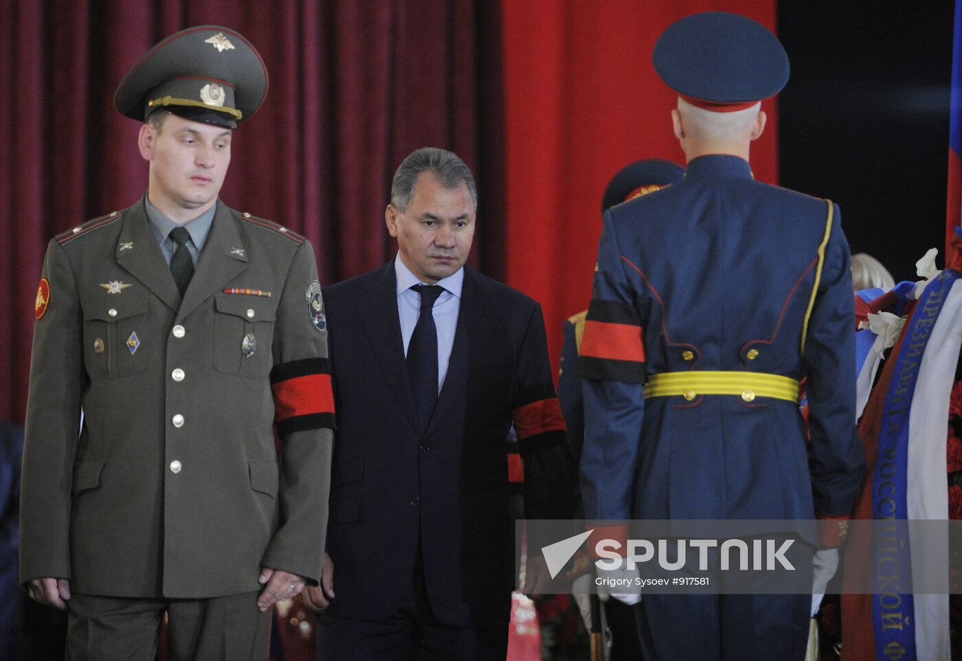 Farewell ceremony for Abkhazian President Sergei Bagapsh