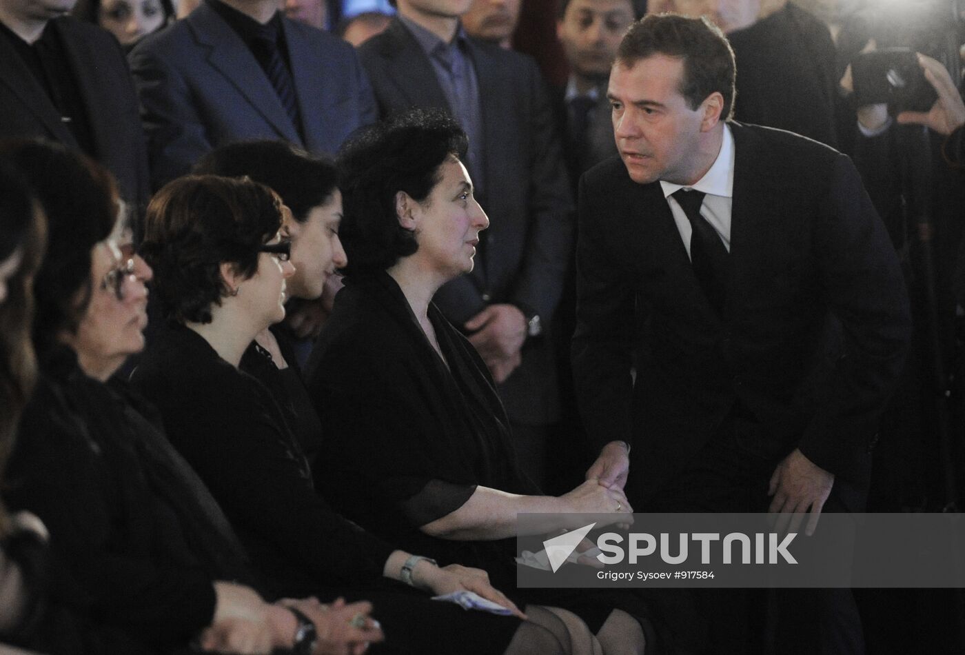 Farewell ceremony for Abkhazian President Sergei Bagapsh