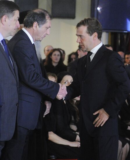 Farewell ceremony for Abkhazian President Sergei Bagapsh