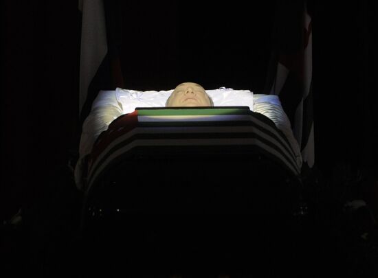 Farewell to President of Abkhazia Sergei Bagapsh