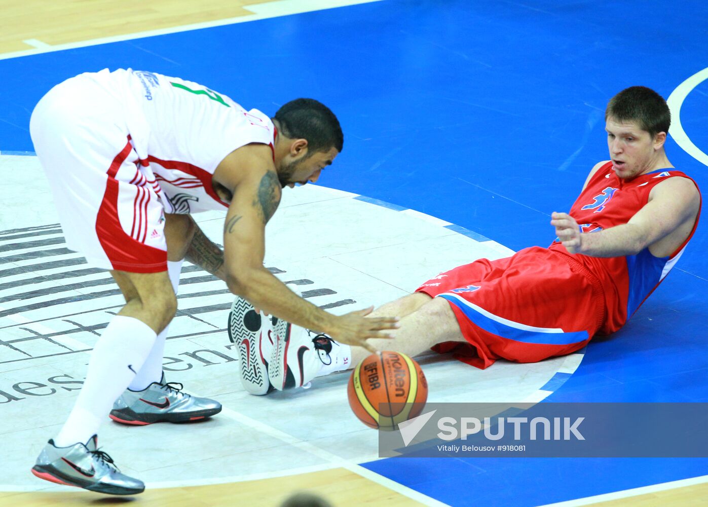 Russian Professional Basketball League. CSKA vs. Lokomotiv-Kuban