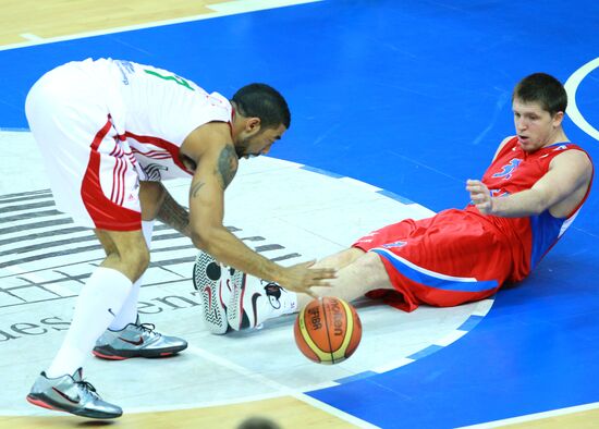 Russian Professional Basketball League. CSKA vs. Lokomotiv-Kuban