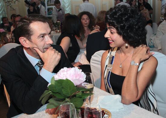 Vladimir Mashkov and his wife, Oksana Shelest