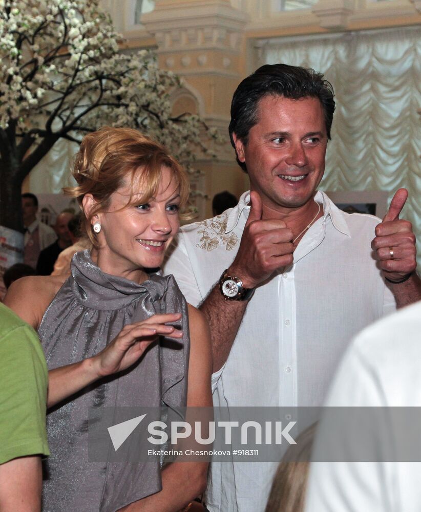 Alyona Babenko and her husband Vitaly