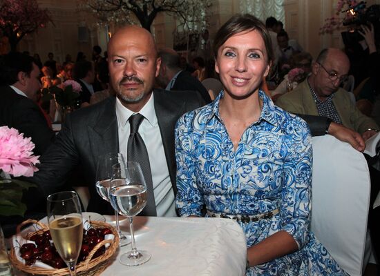 Fyodor Bondarchuk and his wife Svetlana