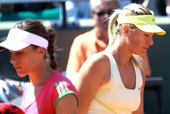 Maria Sharapova and Andrea Petković