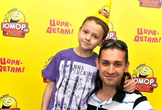 Ruslan Nigmatullin with son Ruslan