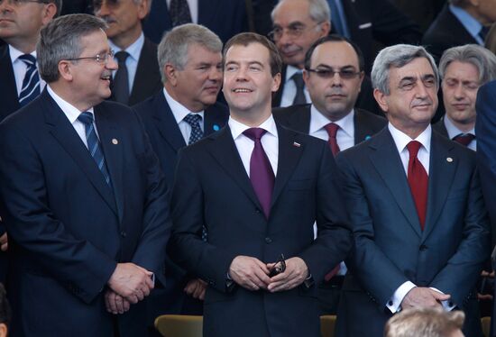 Dmitry Medvedev on working visit in Italy