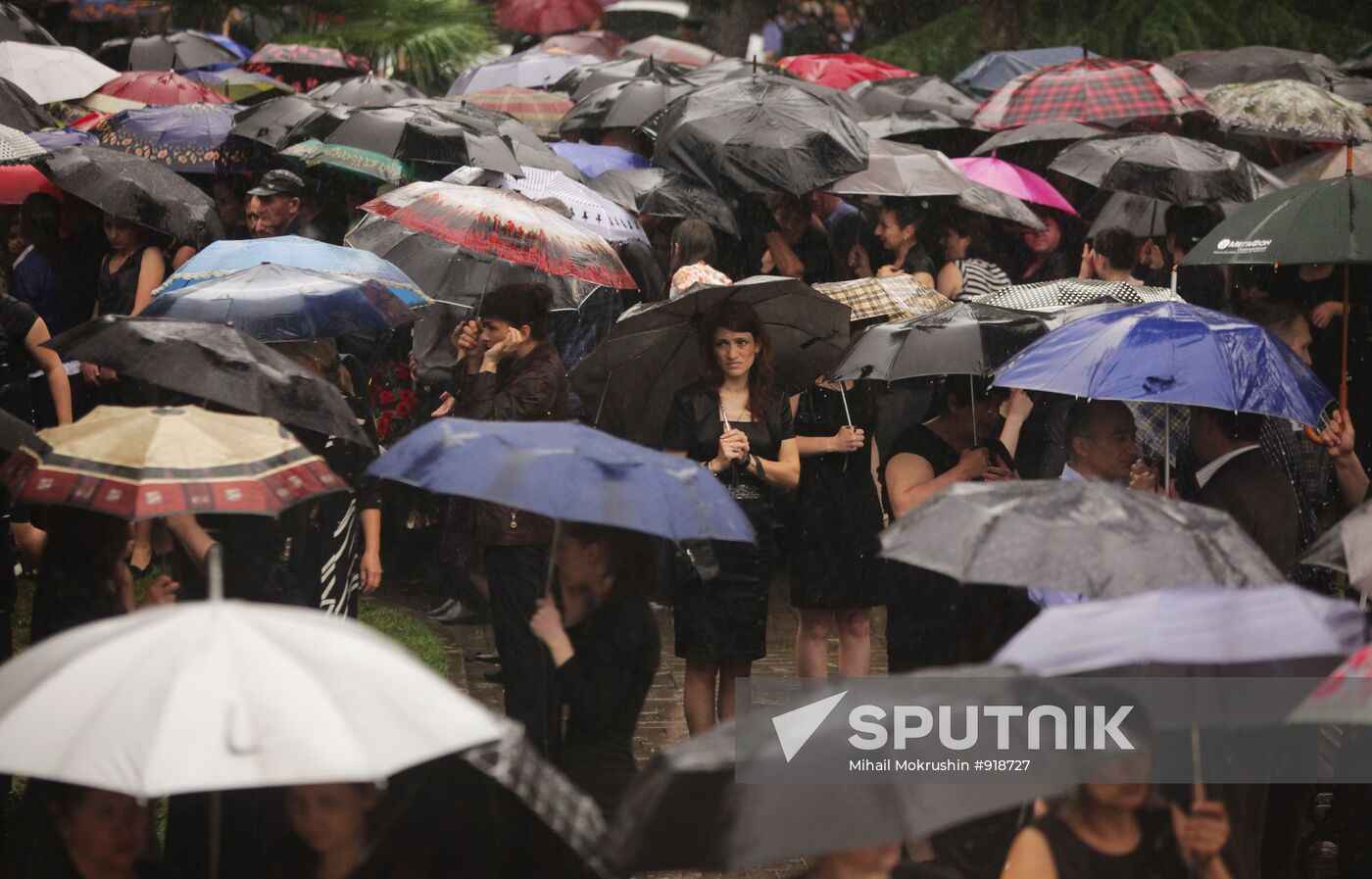 Funeral of Abkhazian President Sergei Bagapsh