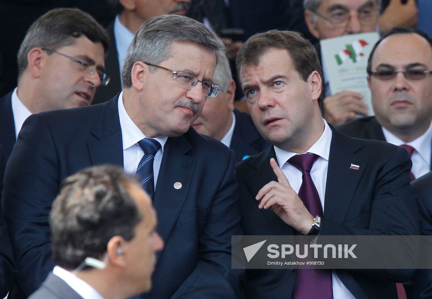 Dmitry Medvedev on working visit in Italy