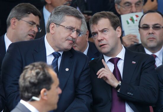 Dmitry Medvedev on working visit in Italy