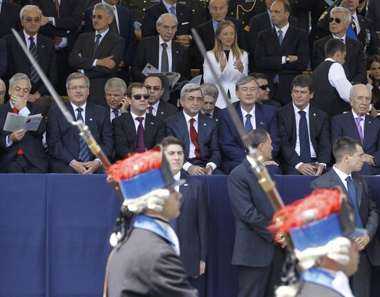 Dmitry Medvedev on working visit in Italy