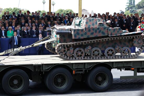 Dmitry Medvedev on working visit in Italy