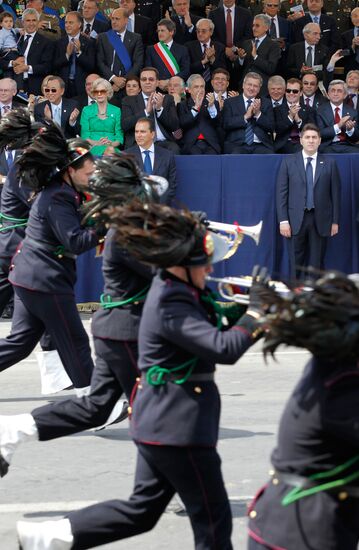 Dmitry Medvedev on working visit in Italy