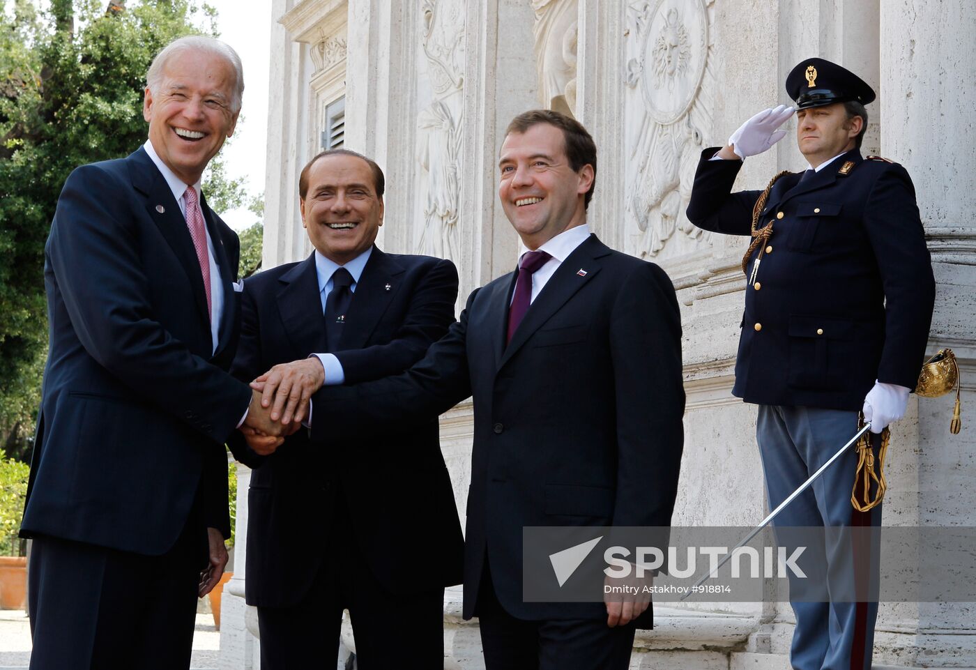 Dmitry Medvedev visits Italy