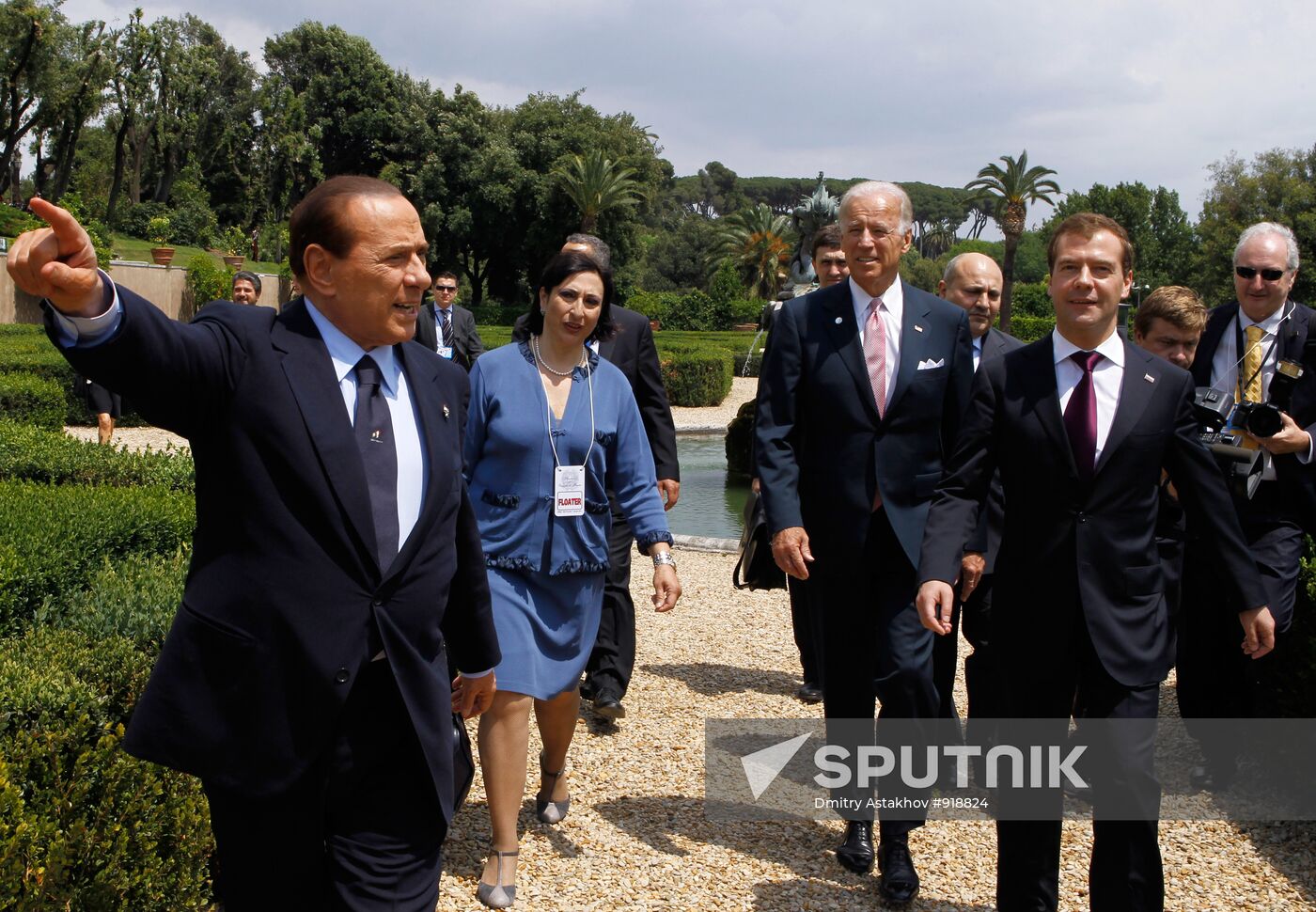 Dmitry Medvedev visits Italy