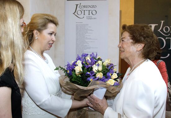 Svetlana medvedev in Italy