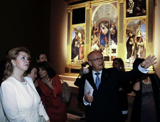 Svetlana Medvedev in Italy