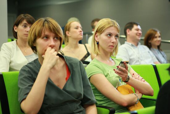 Journalists at Innovation Gurus seminar
