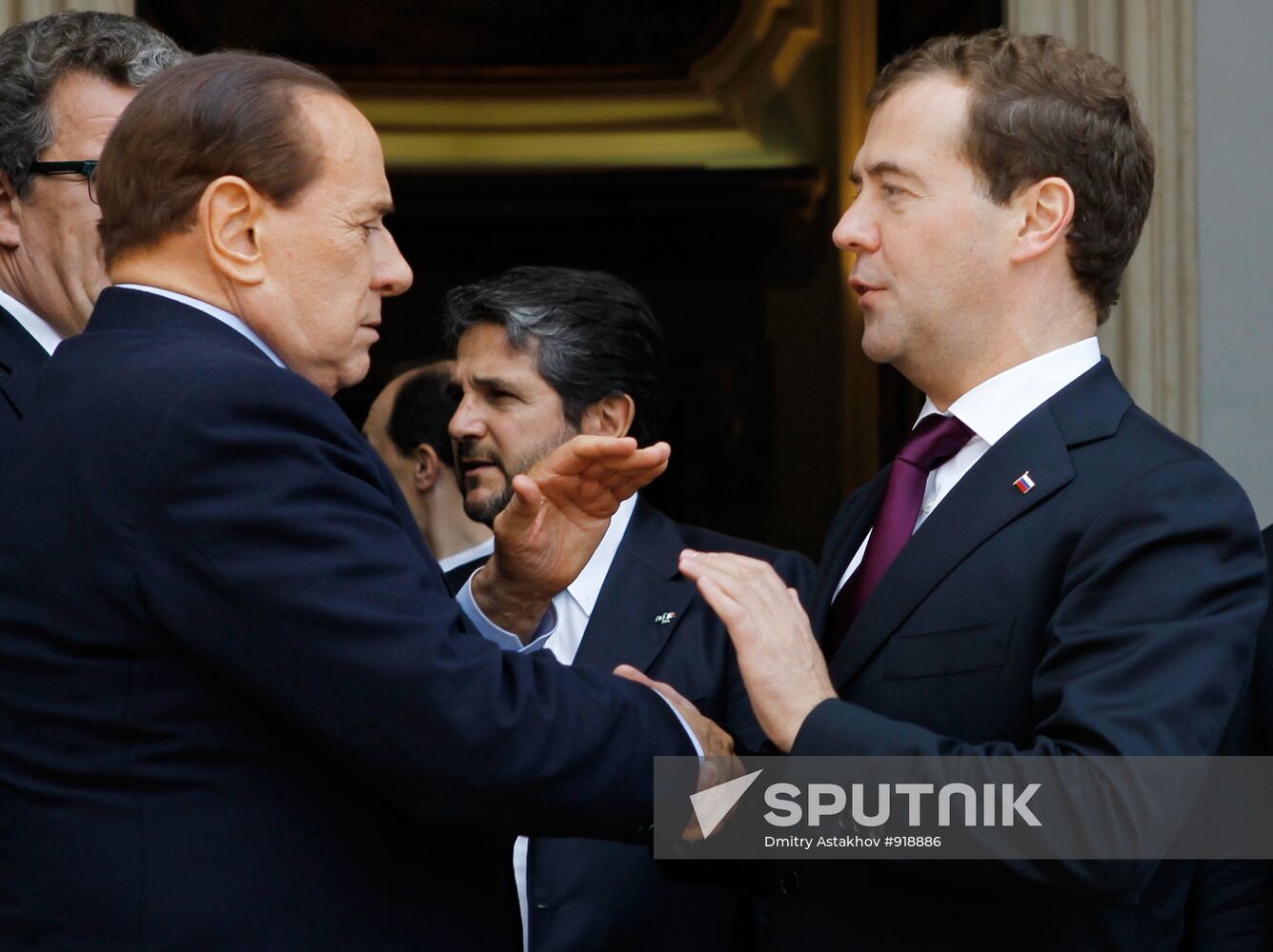 Dmitry Medvedev visits Italy