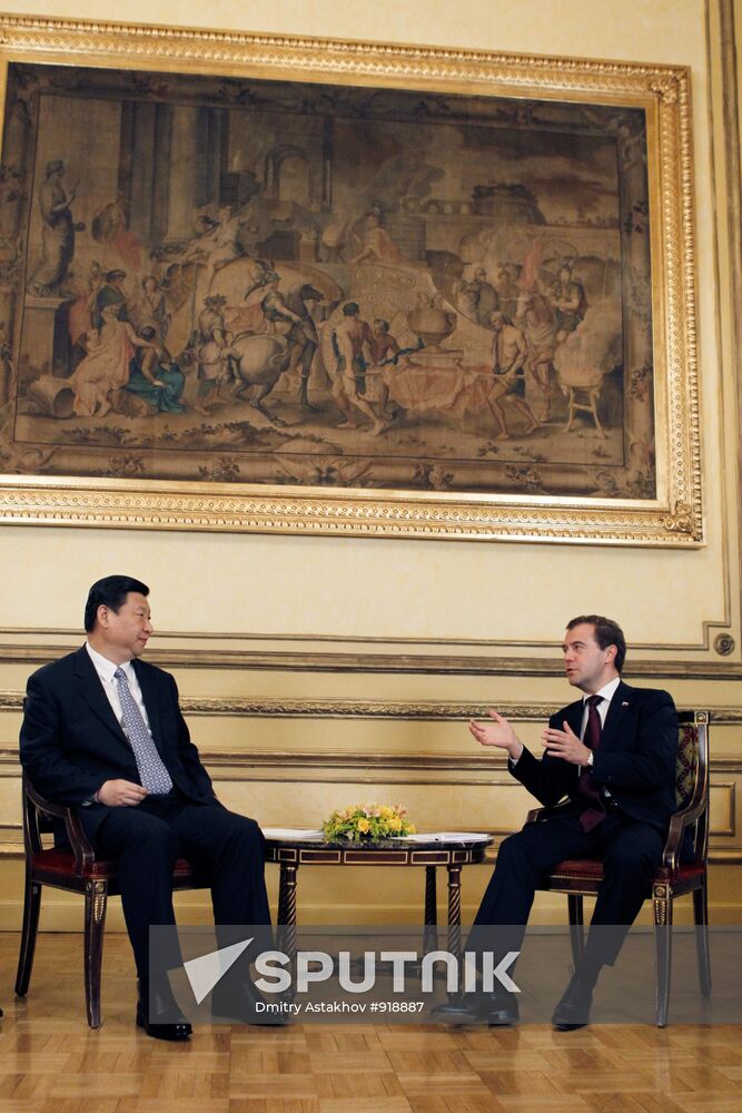 Dmitry Medvedev visits Italy