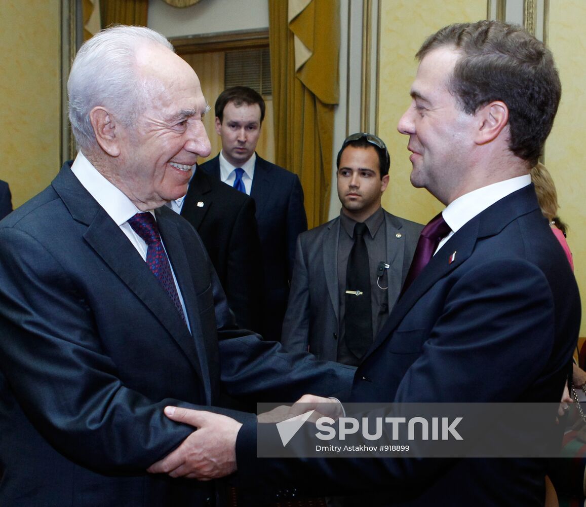 Dmitry Medvedev visits Italy