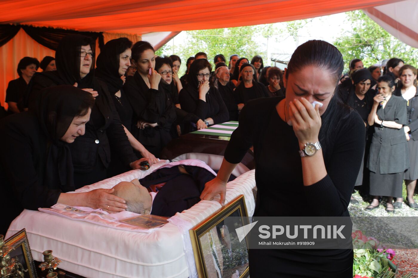 Funeral service for Abkhaz President Sergei Bagapsh
