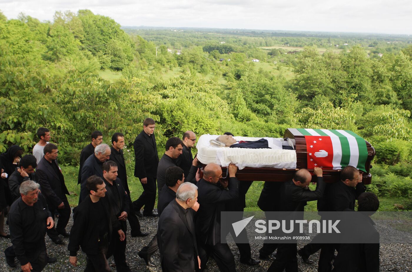 Abkhazia President Sergey Bagapsh funeral