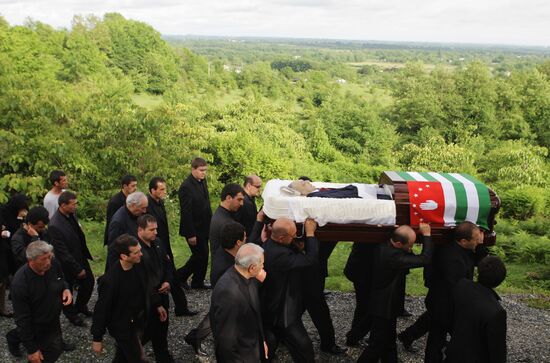Abkhazia President Sergey Bagapsh funeral