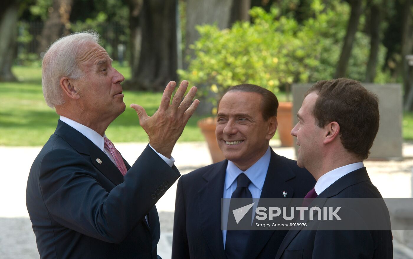 Dmitry Medvedev on working visit to Italy