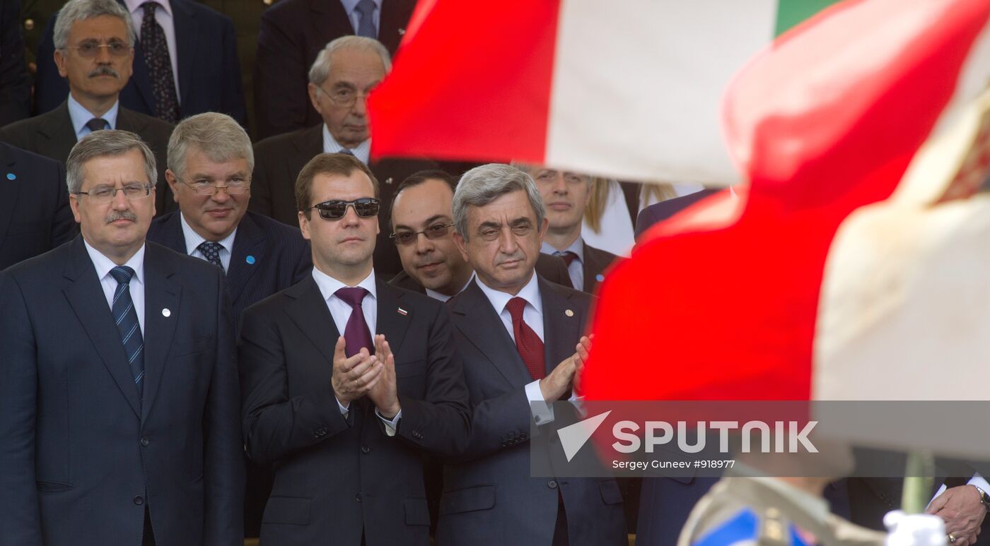 Dmitry Medvedev on working visit to Italy