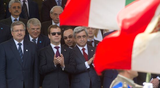 Dmitry Medvedev on working visit to Italy