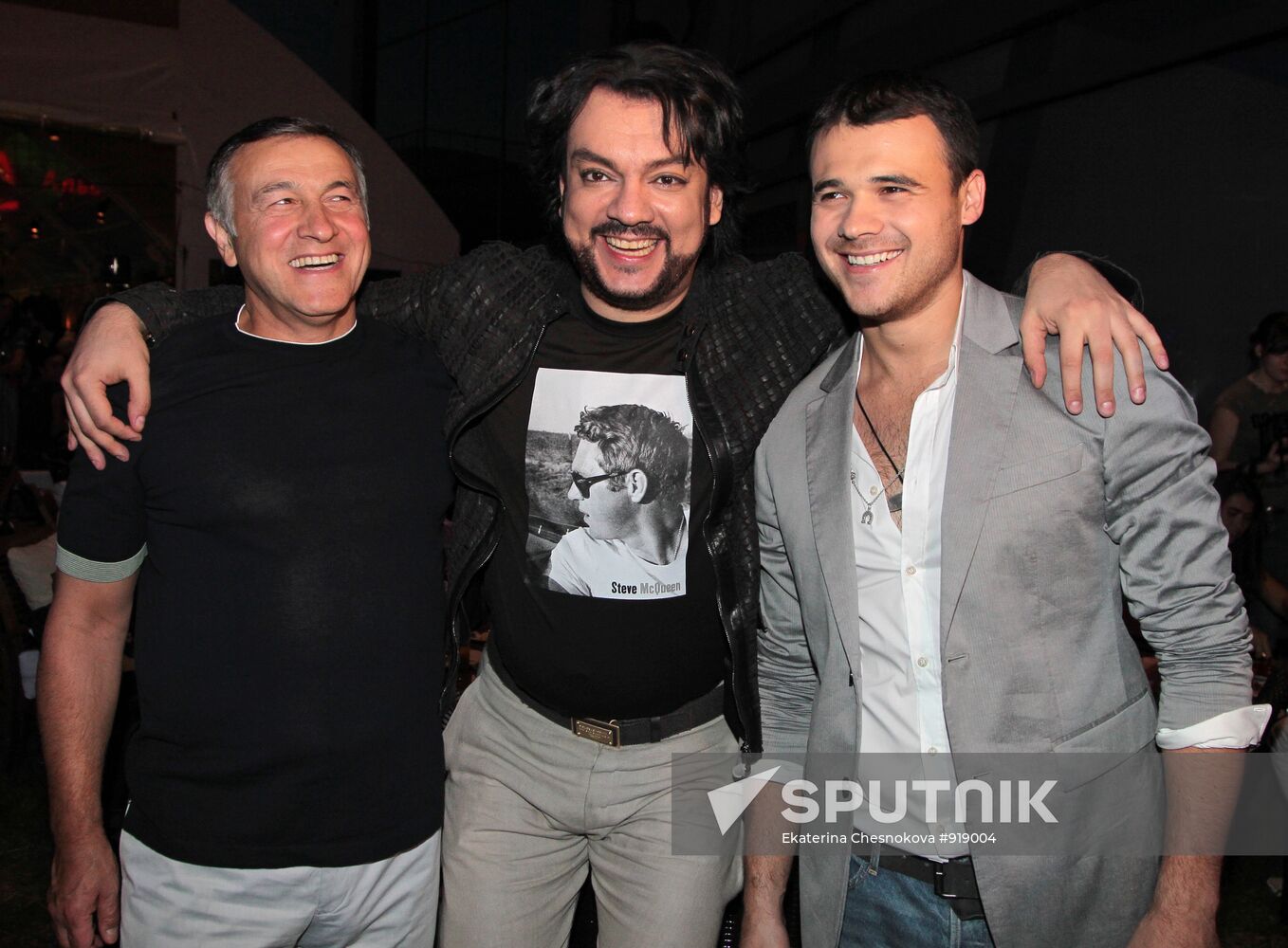 Emin Agalarov, Aras Agalarov, Filipp Kirkorov