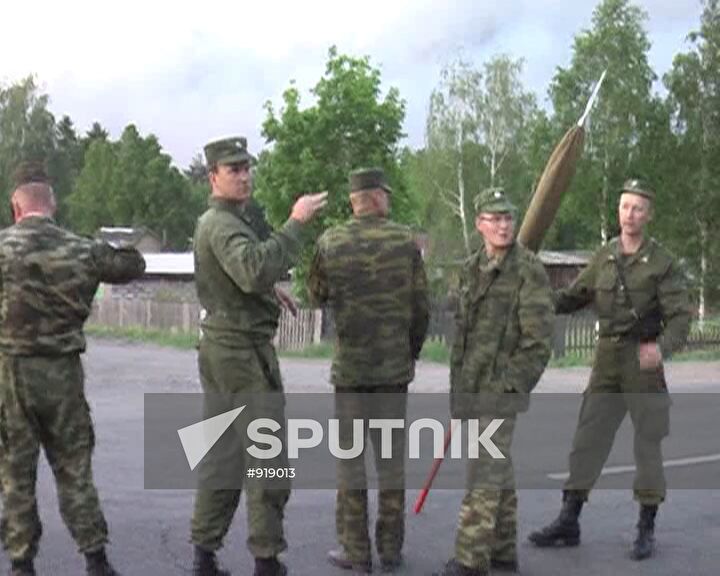 Explosions and fire at artillery depot, Udmurtia