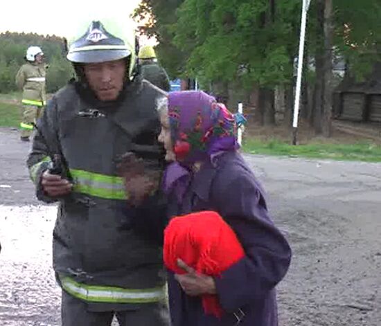 Residents evacuated due to arsenal blasts in Udmurtia