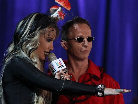 Ksenia Sobchak and Ivan Okhlobystin