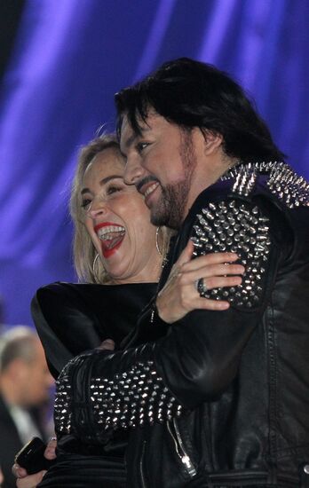 Sharon Stone and Phillip Kirkorov