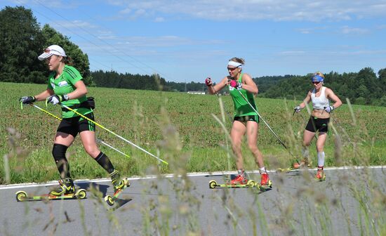 Biathlon. Training camp of women's national team